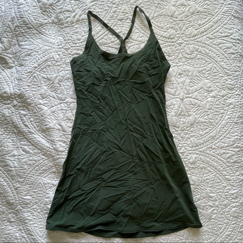 Outdoor Voices Green Mini Dress